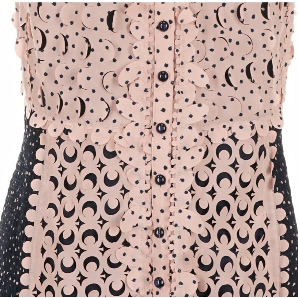 Anthropologie BEGUILE by Byron Lars Lasercut Sheath Lace Midi Dress 8 NWOT - Picture 16 of 16